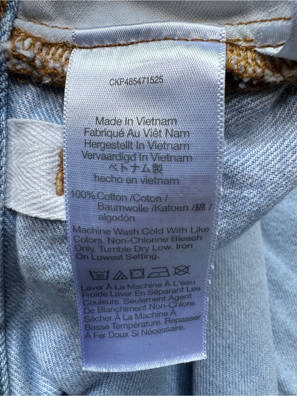 Madewell The Perfect Vintage Wide-Leg Crop Light Wash Denim Jeans - Size 28 - Picture 10 of 15